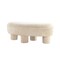 Manhattan Comfort Tribeca  Chenille Accent Ottoman in Cream OT1629-1 - alternate 2