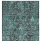 Homeroots 8' Runner Turquoise Oriental Washable Non Skid Indoor Outdoor Runner Rug 563845 - alternate 4