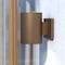 Vaxcel Chiasso 7.25-in H Warm Brass Outdoor Mid Century Modern 1 Light Outdoor Cylinder Wall Sconce, Dark Sky T0587 - alternate 2