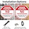 Signmission Private Property No Trespassing Vio, 10 inch X 10 inch, Aluminum Metal Signs, 2PK OC-A-2PACK-10-167 - alternate 2