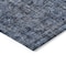 Homeroots 8' Blue And Black Round Damask Washable Indoor Outdoor Area Rug 605087 - alternate 2