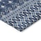 Homeroots 8' X 10' Navy Blue And Denim Blue Tribal Washable Indoor Outdoor Area Rug 582575 - alternate 3