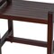 Homeroots 21" X 20" Dark Brown Solid Wood Rectangular Shower Bench 383309 - alternate 2