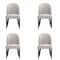 Manhattan Comfort Hillman Dining Chair in Light Grey, PK4 2-DC087-LG - alternate 2