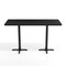 Flash Furniture Commercial Black Laminate Tabletop-Dual Bar Height Crisscross Bases, 72 in x 30 in XU-BLKTB-3072-T2222B-GG - alternate 3