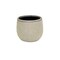 Homeroots 6in Beige Dot Ceramic Indoor Outdoor Round Pot Planter 487419 - alternate 2