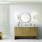 James Martin Vanities Hudson 60 in. Single Vanity, Light Natural Oak w/ 3 CM Victorian Silver Top 435-V60S-LNO-FVSL - alternate 2