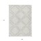 Homeroots 9' X 12' Ivory And Beige Geometric Washable Indoor Outdoor Area Rug 593778 - alternate 2