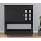 Homeroots Black Rolling Bar Cart With Wine Storage 479895 - alternate 2