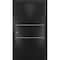 Sartodoors Sliding Closet Bi-fold Doors, Planum 0110 Matte Black and Aluminum Strips, Sturdy Tracks Moldings T PLANUM0110BF-BLK-60 x 96 (2* 30x96) - alternate 1