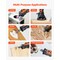 Vevor 136-Piece Cordless Rotary Tool Kit DC8V 5 Adjustable Speeds 5000-30000 RPM, 136PK S0J-FE12-10 - alternate 3