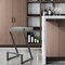 Homeroots 30" Gray and Black Faux Leather and Iron Backless Bar Height Bar Chair 569179 - alternate 1