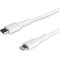 Startech.Com 6ft/2m Durable USB-C to Lightning Cable RUSBCLTMM2MW - alternate 1