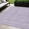 Homeroots 5' X 8' Plum And Purple Striped Washable Indoor Outdoor Area Rug 587951 - alternate 1
