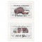 Homeroots Set Of Two Farm Christmas 1 White Framed Print Wall Art, 2PK 407076 - alternate 1
