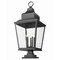 Z-Lite Raphael Sand Black 5 Light Outdoor Pier Mounted Fixture 5029PHXXLS-LSQPM-BK - alternate 2