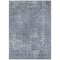 Homeroots 5' X 8' Blue And Gray Abstract Washable Indoor Outdoor Area Rug 615501 - alternate 2