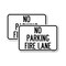 Signmission No Parking Fire Lane, 18'' X 24'' 2 Signs, Heavy Gauge Aluminum, 2PK A-1824-2PACK-23622 - alternate 1