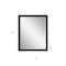 Homeroots 43" Black Framed Accent Mirror 632811 - alternate 2
