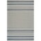 Homeroots 8' X 10' Blue and Cream Striped Distressed Indoor Outdoor Area Rug 558784 - alternate 2
