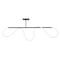 Jonathan Y Alessio 48" Contemporary Minimalist 360 Adjustable Silicone Neon Rope Dimmable Linear Integrated LED JYL7138B - alternate 3