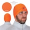 Ergodyne Orange Winter Skull Cap with LED Rechargeable Light 6801 - alternate 2