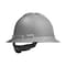Malta Dynamics Full Brim Hard Hat, Polyethylene, 4 Point Ratchet, Type 1, Class E and G, Grey HHG2004 - alternate 1