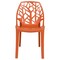 Leisuremod Modern Cornelia Dining Chair, Solid Orange C18OR - alternate 2