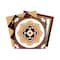Homeroots 4" X 4" Shades Of Brown Mosaic Peel And Stick Removable Tiles 390893 - alternate 1