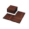 Edendirect 1 ft. x 1 ft. Quick Deck Solid Acacia Wood Interlocking Deck Tile 20 sq. ft. per Box ED-W2391P160130 - alternate 1