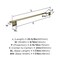 Amerock Appoint Golden Champagne Traditional 24 in 610 mm Towel Bar BH36074BBZ - alternate 2