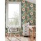 A-Street Prints Victoria Green Floral Nouveau Wallpaper 2999-13109 - alternate 2