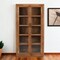 Homeroots 80in Brown Solid Wood Display Stand With Two Doors 489035 - alternate 2