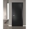 Sartodoors Modern Solid Interior Door with Handle, Planum 0010 Matte Black, Single Regural Panel Frame Trims,  PLANUM0010ID-BLK-18 - alternate 3
