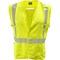 Reflective Apparel ANSI Type R Class 2 Dual-Certified AR/FR Solid Vest with "D" Ring Access, 9.1 cal/cm2 509FRGS-LM-4X - alternate 1