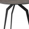 Homeroots 20" Black And Gray Ceramic Round End Table 372283 - alternate 2