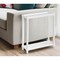 Homeroots Set Of Two 24" White Wood Rectangular End Tables With Shelf, 2PK 515519 - alternate 4