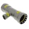 Viega MegaPressG tee P1 1.5 P2 1.5 P3 0.5 carbon steel zinc-nickel coating 25361 - alternate 2