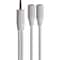 Jensen 3'' White Y-Splitter Audio Cable JAH742V - alternate 1
