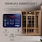 Steamspa 3-Person Carbon FAR Infrared Hemlock Wooden Indoor Sauna Room with LED Touch Control Panel SC-SS0008-3P - alternate 2