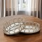 Homeroots Set of Two Brown Round Wood Indoor Outdoor Vanity Tray With Handles 376057 - alternate 2