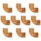Ironwerks Designs 3/4" Copper Pipe Tee Fitting, 10PK CPR-TEE-3.4-10 - alternate 1