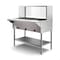 Koolmore Three Pan Open Well Electric Steam Table with Undershelf and Sneeze-Guard, . KM-OWS-3SG - alternate 2