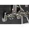 Kingston Brass 7-Inch Adjustable Wall Mount Clawfoot Tub Faucet, Brushed Nickel AE8158RX - alternate 2