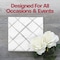Smarty Had A Party White with Silver Diamond Paper BeverageCocktail Napkins 600 Napkins, 600PK 2296-CASE - alternate 2