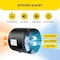 Ipower Simple Deluxe Inline Booster Duct Fan with Speed Controller, 8 in 430 CFM Low-Noise Ventilation Exh GLFANXBOOSTERADJ8 - alternate 2