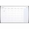 Quartet Calendar Planning Board, Steel, 18 in, 30 in, Aluminum/Plastic Frame, White, Gloss ARCCP3018 - alternate 1