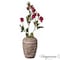 Uniquewise 7-inch Rustic Broken Rim Vintage-Inspired Vase Decorative Ceramic Pottery for Home Decor Accent QI004786 - alternate 2
