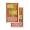 Signmission Wood Floors Sale, A-Frame & 2 Decals Installed, Heavy-Duty Plastic Frame SBHD-D-2436-Wood Floors Sale - alternate 2