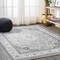 Jonathan Y Palmette Modern Persian Floral Gray/Cream 4 ft. x 6 ft. Area Rug MDP503C-4 - alternate 3